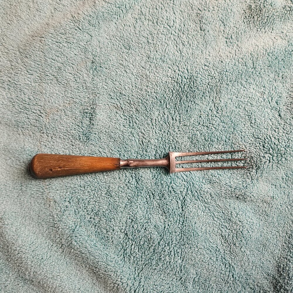 Antique 1800's Three Tine Fork